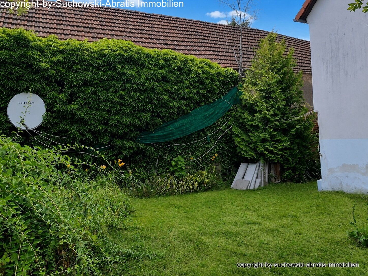 Wohnhaus von hinten 6 Giebel Teilansicht